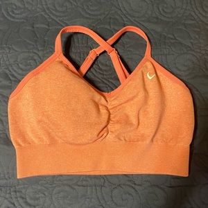 TLF BOOST SEAMLESS MULTI-BACK STRAP SPORTS BRA - coral heather